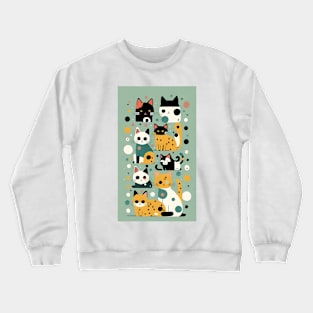 Paw Prints & Polka Dots Crewneck Sweatshirt